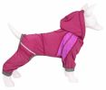 Dog Helios 'Namastail' Lightweight 4-Way Stretch Breathable Full Bodied Performance Yoga Dog Hoodie Tracksuit - Pink - X-Large