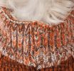 Royal Bark Heavy Cable Knitted Designer Fashion Dog Sweater - Large