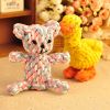 Natural Jute Dog Chewing Rope For Dental Tough With Cute Animals Fruit Eco-Friendly Knot - Hedgehog