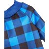 Warm Fleece Dog Clothing Classic Plaid Patchwork Dog and Cat Hoodies - BluecheckM
