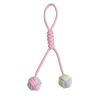 Dog toys molars bite resistant cotton rope ball cotton rope cat dog toys dog toys - Five-double ball
