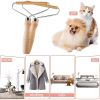 Pet Hair Remover Brush For Dog & Cat; Dog Hair Removal Brush With Wood Handle For Clothes; Blankets - Wood Handle