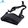 Breathable dog mouth cover; universal for big and small dogs; adjustable velcro - Black [Basic] - XXL code