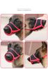 Breathable dog mouth cover; universal for big and small dogs; adjustable velcro - Black [Basic] - XXL code