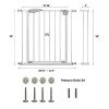 Easy Assembly Pet Gate Safety Gate Durability Dog Gate For House Stairs Doorways - Default