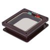 4 Way Pet Cat Puppy Dog Magnetic Lock Lockable Safe Flap Door Gate Frame S M L XL - S - Browm