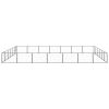 Dog Kennel Black 452.1 ftÂ¬â‰¤ Steel - Black
