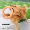 Dog Training Toys; Outdoor Floating Flying Dog Disc Interactive Play Tool; Suitable For Dogs - Orange-18cm