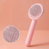 1pc Pet Grooming Brush Hair Removal Comb With Stainless Steel Teeth; Dematting Brush For Dogs & Cats - Green