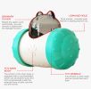 Portable Pet Chew Toy Tumbler, Puzzle Slow Food Leakage Ball, Cat Dog Food Dispenser Slow Feeder, Pet Food Snack Leakage Toy - Blue