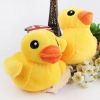Soft Plush Dog Toys Bite Resistant Funny Yellow Duck Shape Puppy Small Dog Squeaker Toys Pet Accessories - Yellow