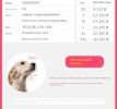 Breathable dog mouth cover; universal for big and small dogs; adjustable velcro - Pink [basic] - M code