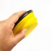 2PCS Folding Bowl Outdoor Portable Dog Bowl Drinking Bowl Dog Bowl Cat Bowl Pet accompanying Cup Dog Bowl - (2pcs)Large buckle 1000ml - Yellow