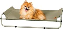 MewooFun Portable Raised Pet Bed Elevated Dog Cot with 2 Rod Design Cat Beds - QM007