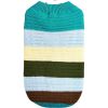 Horizontal Two-Legged Pet Warm Knit Striped Color Knit - BluestripeL