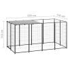 Dog Kennel Black 26 ftÂ¬â‰¤ Steel - Black