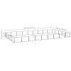 Dog Kennel Black 484.4 ftÂ¬â‰¤ Steel - Black
