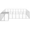 Dog Kennel Silver 169.3 ftÂ¬â‰¤ Steel - Silver