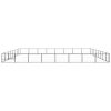 Dog Kennel Black 688.9 ftÂ¬â‰¤ Steel - Black