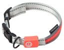 Touchdog 'Lumiglow' 2-in-1 USB Charging LED Lighting Water-Resistant Dog Leash and Collar - Grey - Large
