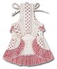 Touchdog Fetching Smock Designer Dog Dress - Red - X-Small