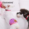 Touchdog Gauze-Aid Protective Dog Bandage and Calming Compression Sleeve - Pink - Small
