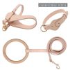 Pet Life 'Ever-Craft' Boutique Series Adjustable Designer Leather Dog Harness - Pink - Small