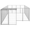 Dog Kennel Silver 117.2 ftÂ¬â‰¤ Steel - Silver