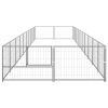 Dog Kennel Silver 215.3 ftÂ¬â‰¤ Steel - Silver