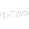 Dog Kennel Silver 387.5 ftÂ¬â‰¤ Steel - Silver