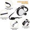 QKAMOR Retractable Dog Leash with Poop Bags Holder for Small Medium Dogs;  16FT/5M - Large Size