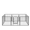 8-Panels High Quality Wholesale Cheap Best Large Indoor Metal Puppy Dog Run Fence / Iron Pet Dog Playpen - Black