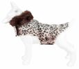 Pet Life Luxe 'Furracious' Cheetah Patterned Mink Dog Coat Jacket - Medium