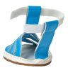 Buckle-Supportive Pvc Waterproof Pet Sandals Shoes - Set Of 4 - Large