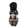 Pet Life LED Lighting Patterned Holiday Hooded Sweater Pet Costume - Medium - (FBP8BKMD)