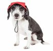 Pet Life 'Cap-Tivating' Uv Protectant Adjustable Fashion Dog Hat Cap - Red - Large