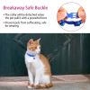 Cat Collar Adjustable Kitten Collar Breakaway Safety Buckle Pet Collar  - Multi-Color