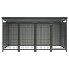 Outdoor Dog Kennel 99.6"x52.4"x45.7" - Green