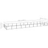 Dog Kennel Black 322.9 ftÂ¬â‰¤ Steel - Black