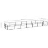 Dog Kennel Black 150.7 ftÂ¬â‰¤ Steel - Black
