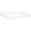 Dog Kennel Silver 688.9 ftÂ¬â‰¤ Steel - Silver
