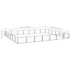 Dog Kennel Black 452.1 ftÂ¬â‰¤ Steel - Black