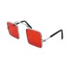 Cute Dog cat Glasses Pet Goggles Glasses Suitable For Puppy Cat Photo Props - red - Square
