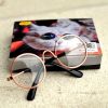 Cute Dog cat Glasses Pet Goggles Glasses Suitable For Puppy Cat Photo Props - white - Round