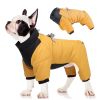 Pet Cotton Coat; Waterproof Warm Dog Jacket; Winter Dog Coat For Small Medium Large Dogs - Blue - XXL