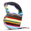 3m 5m Retractable Dog Leash 11 Colors Fashion Printed Puppy Auto Traction Rope Nylon Walking Leash for Small Dogs Cats Pet Leads - color 1 - 5m