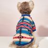 Pet Sweater; Warm Dog Sweater Cat Hoodie For Cold Weather; Floral Print Dog Apparel(Small & Medium) - Mixed Color - M