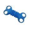 TPR Pet Interactive Four-hole Size Dog Molar Soft Gum Bite-resistant Toy Pet Supplies - Blue