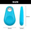 1pc Smart Mini GPS Finder BT Tracer Pet Kids GPS Locator Tag Alarm Wallet Key Tracker - White - one-size