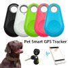 1pc Smart Mini GPS Finder BT Tracer Pet Kids GPS Locator Tag Alarm Wallet Key Tracker - Blue - one-size